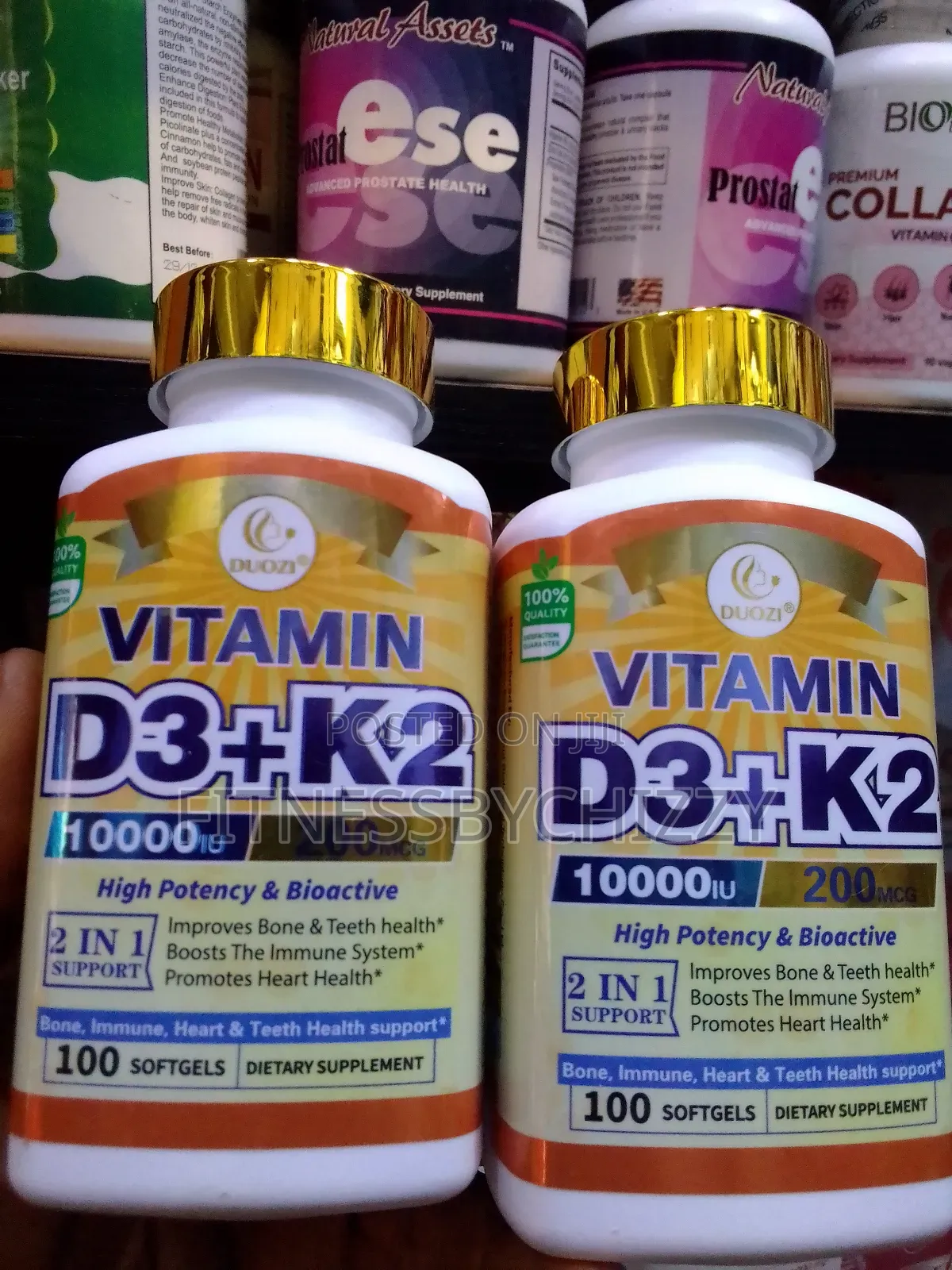 Douzi Vitamin D3k2 10,000iu X 100 Softgels