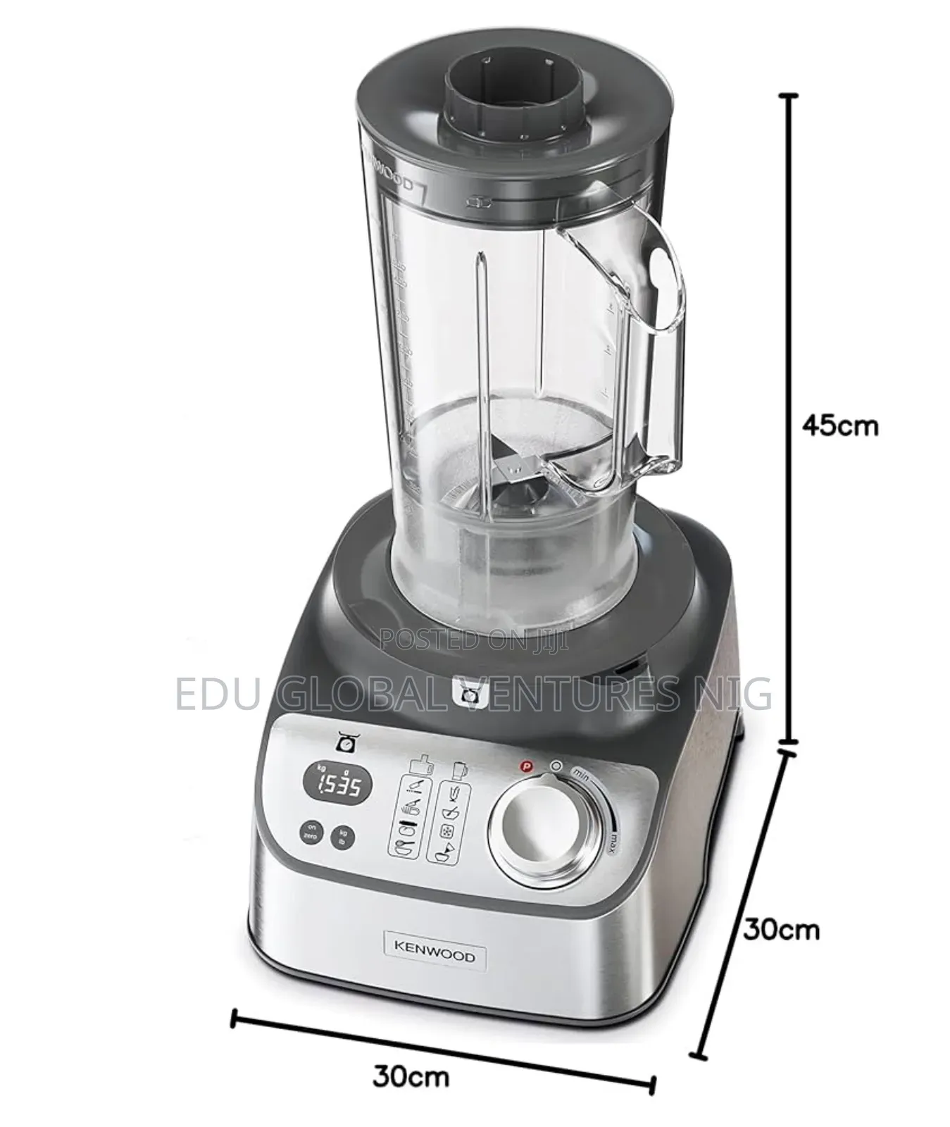 Kenwood Multipro Express Weigh+ All in 1 System Food Processor.