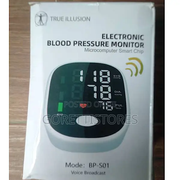 True Illusion Electronic Blood Pressure Monitor Bp-501