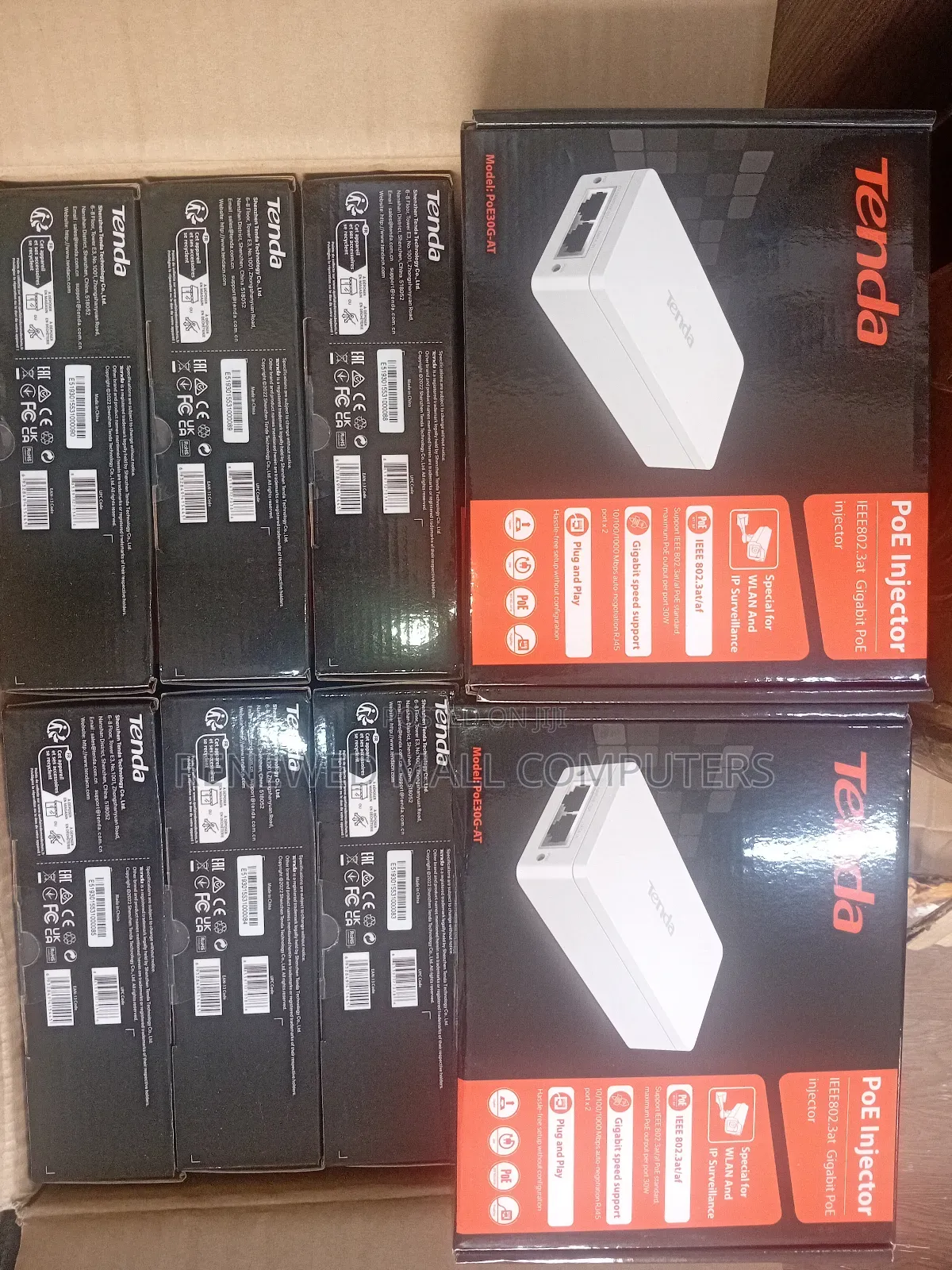 Tenda Poe Injector Ieee802.3at Gigabit Injector