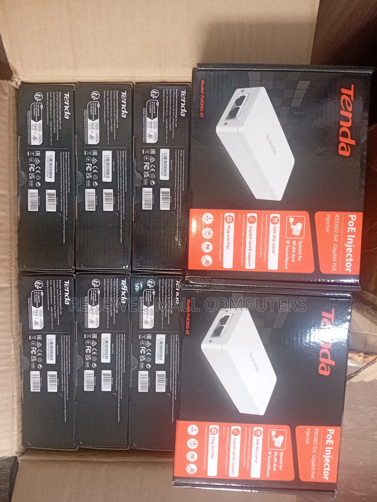 Tenda Poe Injector Ieee802.3at Gigabit Injector