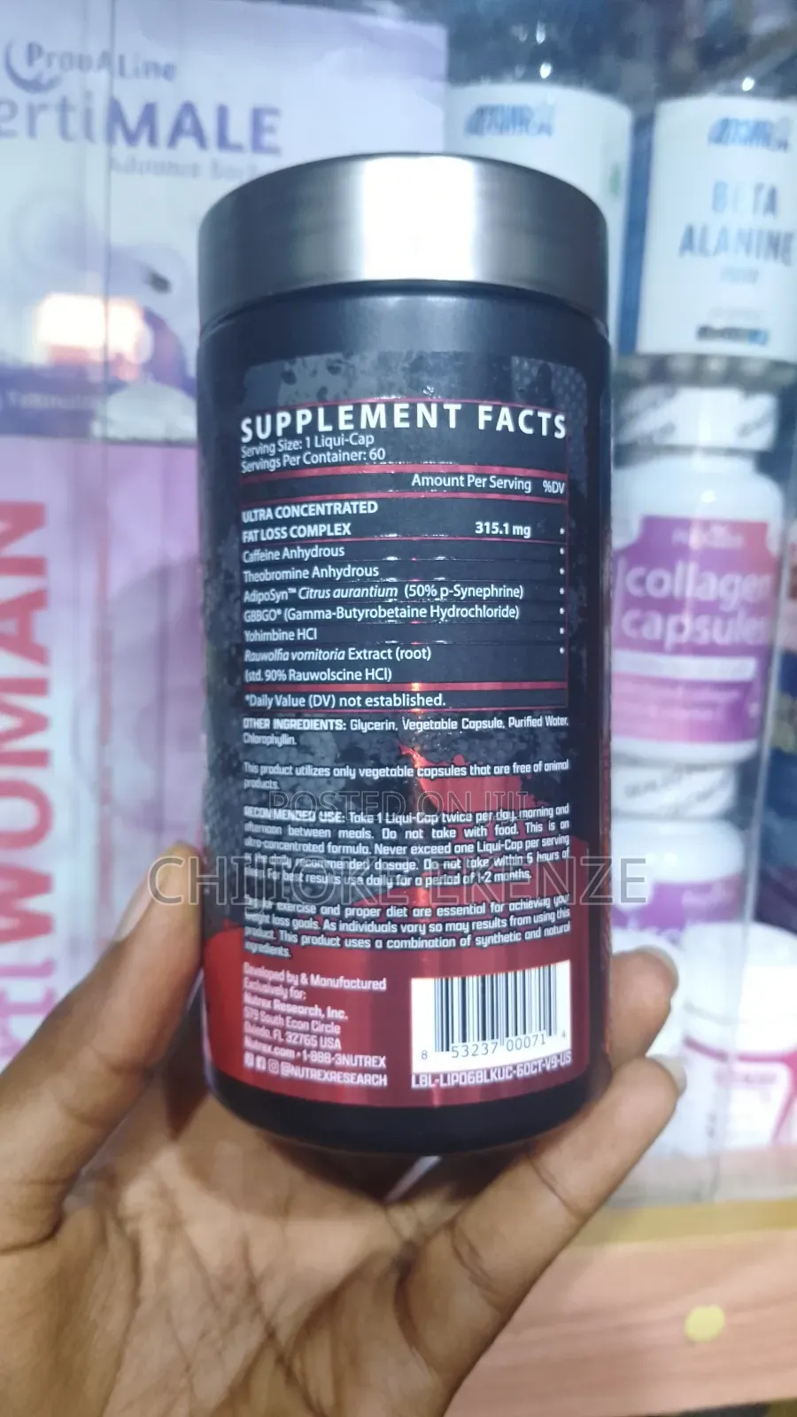 Nutrex Lipo 6 Black Ultra Concentrate