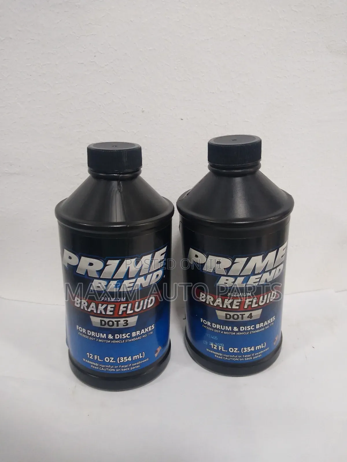 Prime Blend Premium Brake Fluid - 12fl.Oz(354ml)