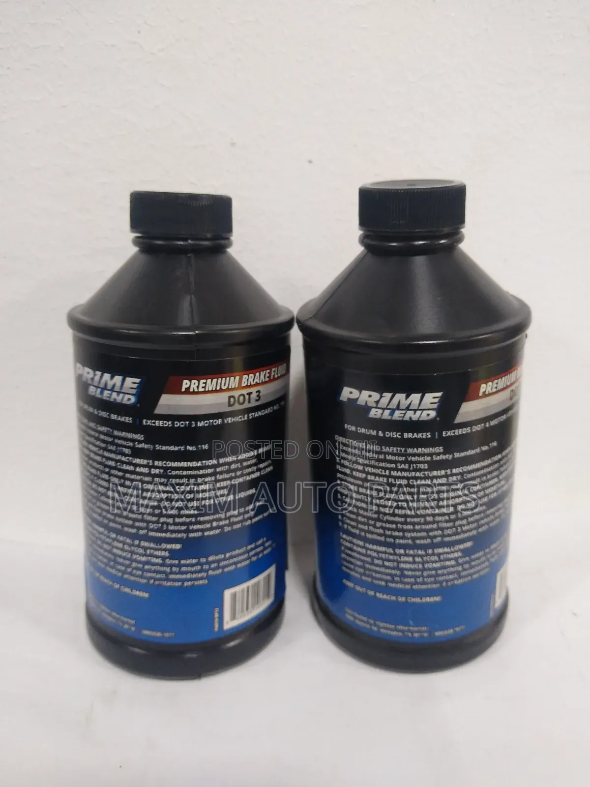 Prime Blend Premium Brake Fluid - 12fl.Oz(354ml)