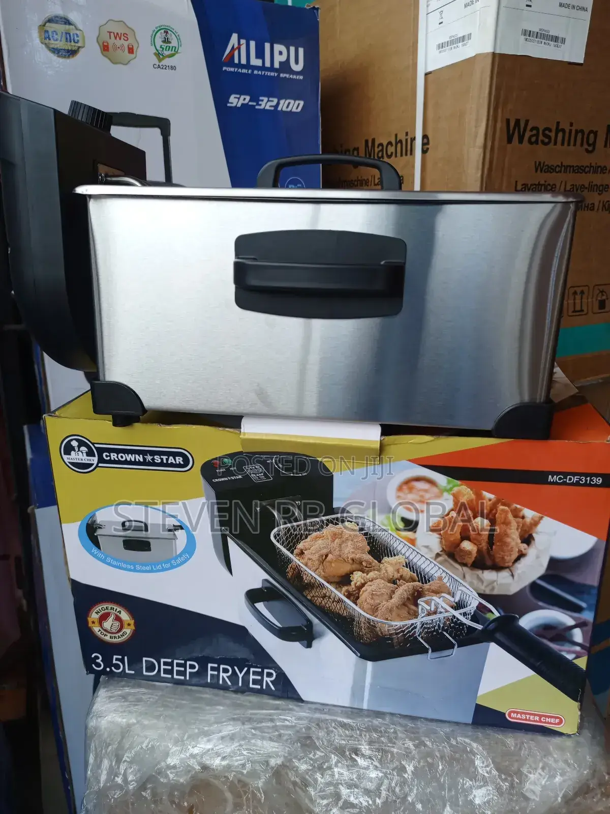 Crown Star Electric 3.5l Deep Fryer – Mc-Df3139