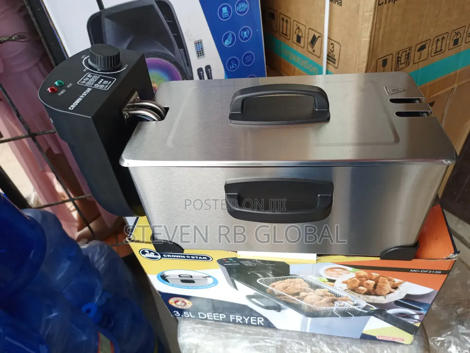 Crown Star Electric 3.5l Deep Fryer – Mc-Df3139