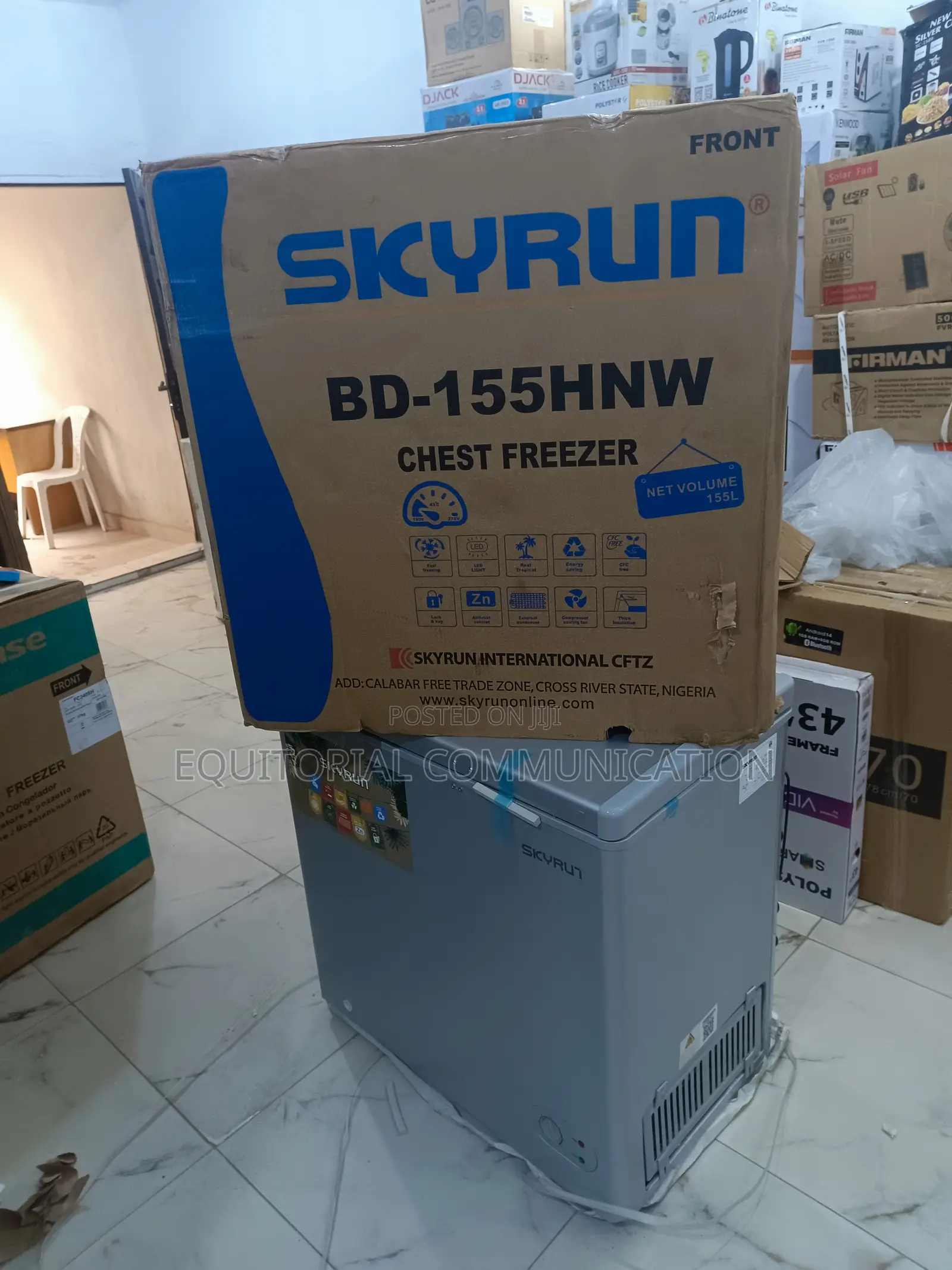 Skyrun Bd-155hnw 155l - Ideal Garage Storage