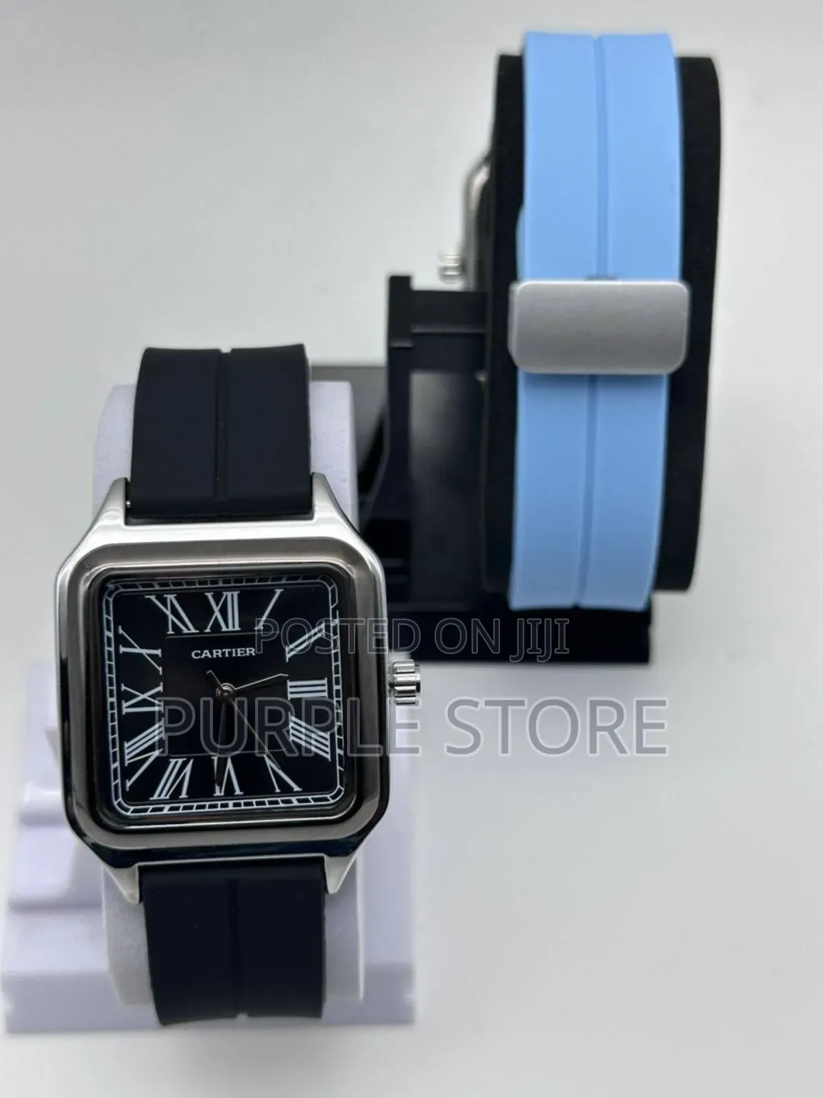 Cartier Quality Rubber Strap Watches