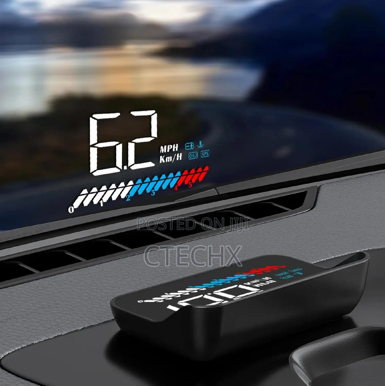 M7 Car Universal Hud Head Up Display Obdii / Gps Interface