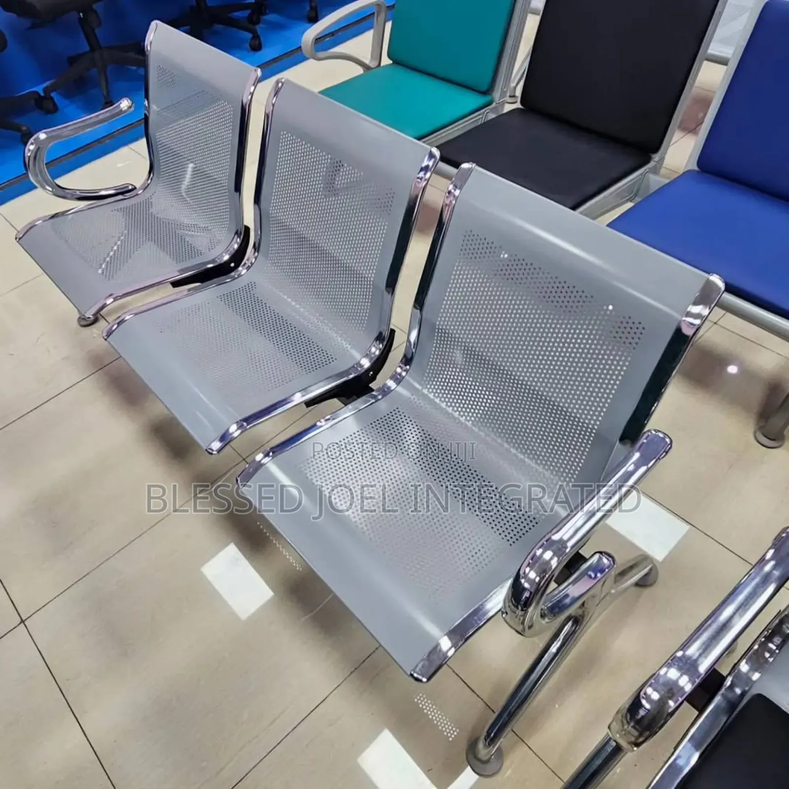Ash Colour Airport Waiting Chair