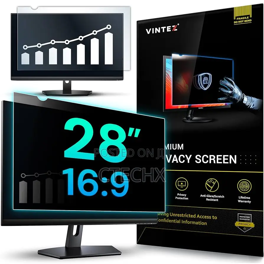 28 Inch Privacy Screen for 16;9 Widescreen Computer Monitor