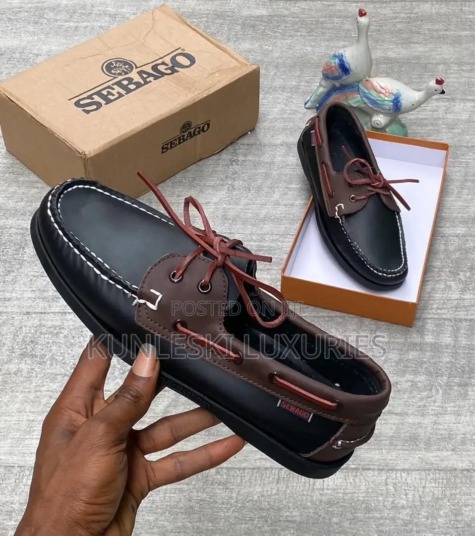 Original Sebago Mocassin Leather Shoe Collections