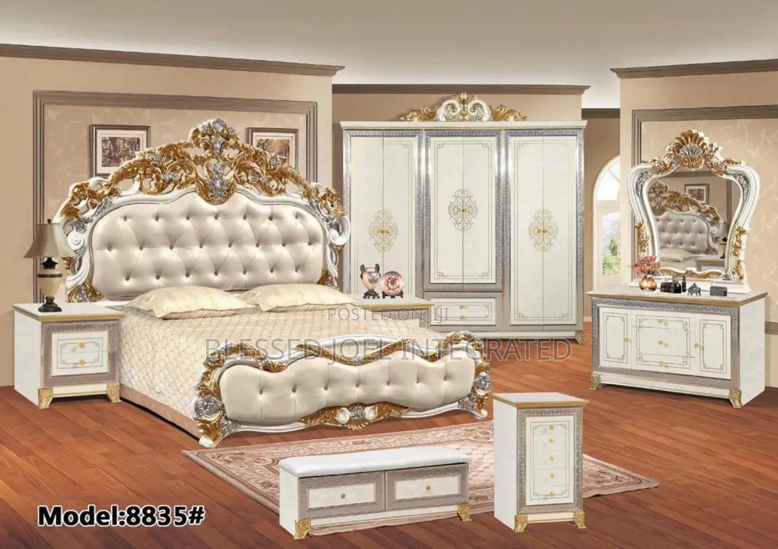 Imported. Bed and Bed Frame