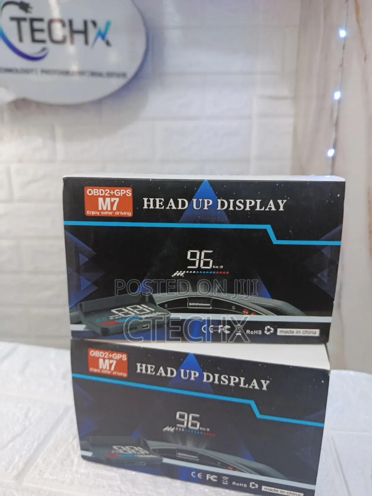M7 Car Universal Hud Head Up Display Obdii / Gps Interface