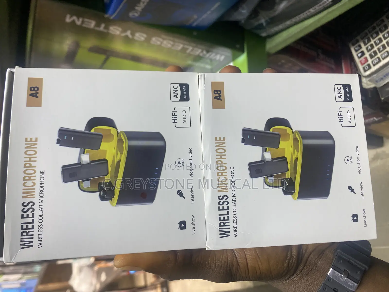Wireless Collar Microphone A8 Model