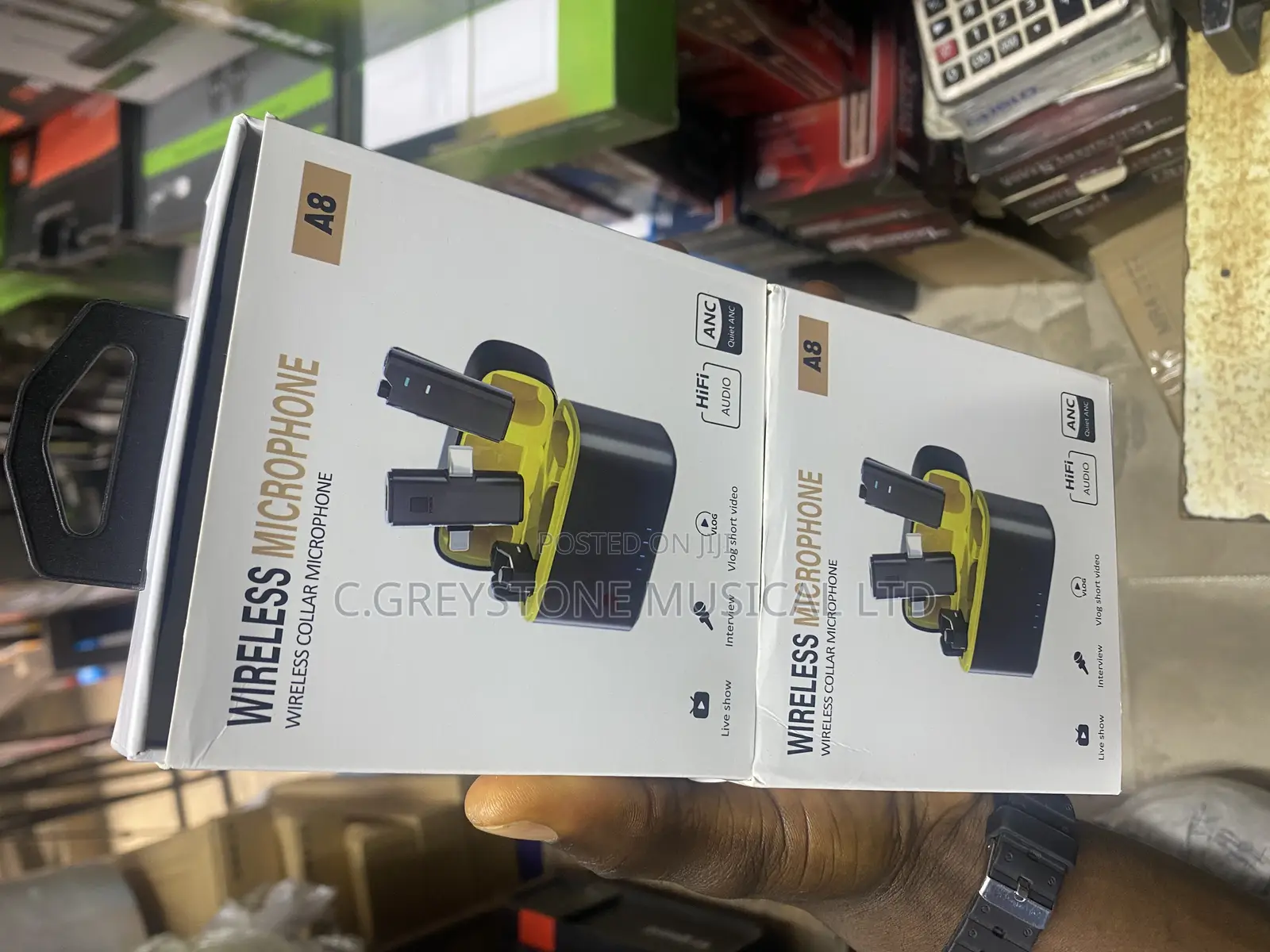 Wireless Collar Microphone A8 Model