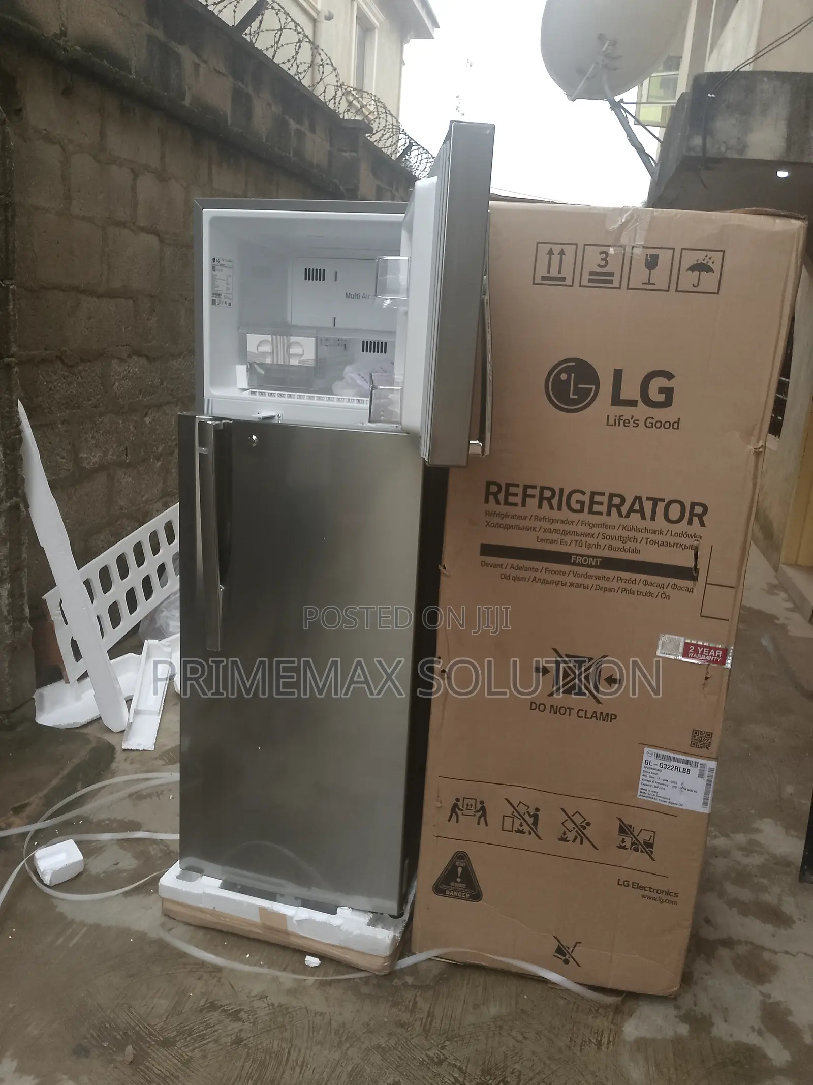 Lg Gl-g322rlbb 308l Fridge – Smart Inverter Compressor, Low Noise
