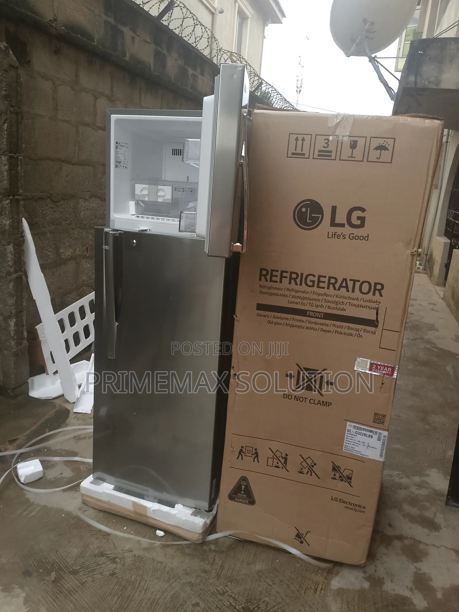Lg 308l Double Door Refrigerator Gl-g322rlbb – 3 Star Energy Rating