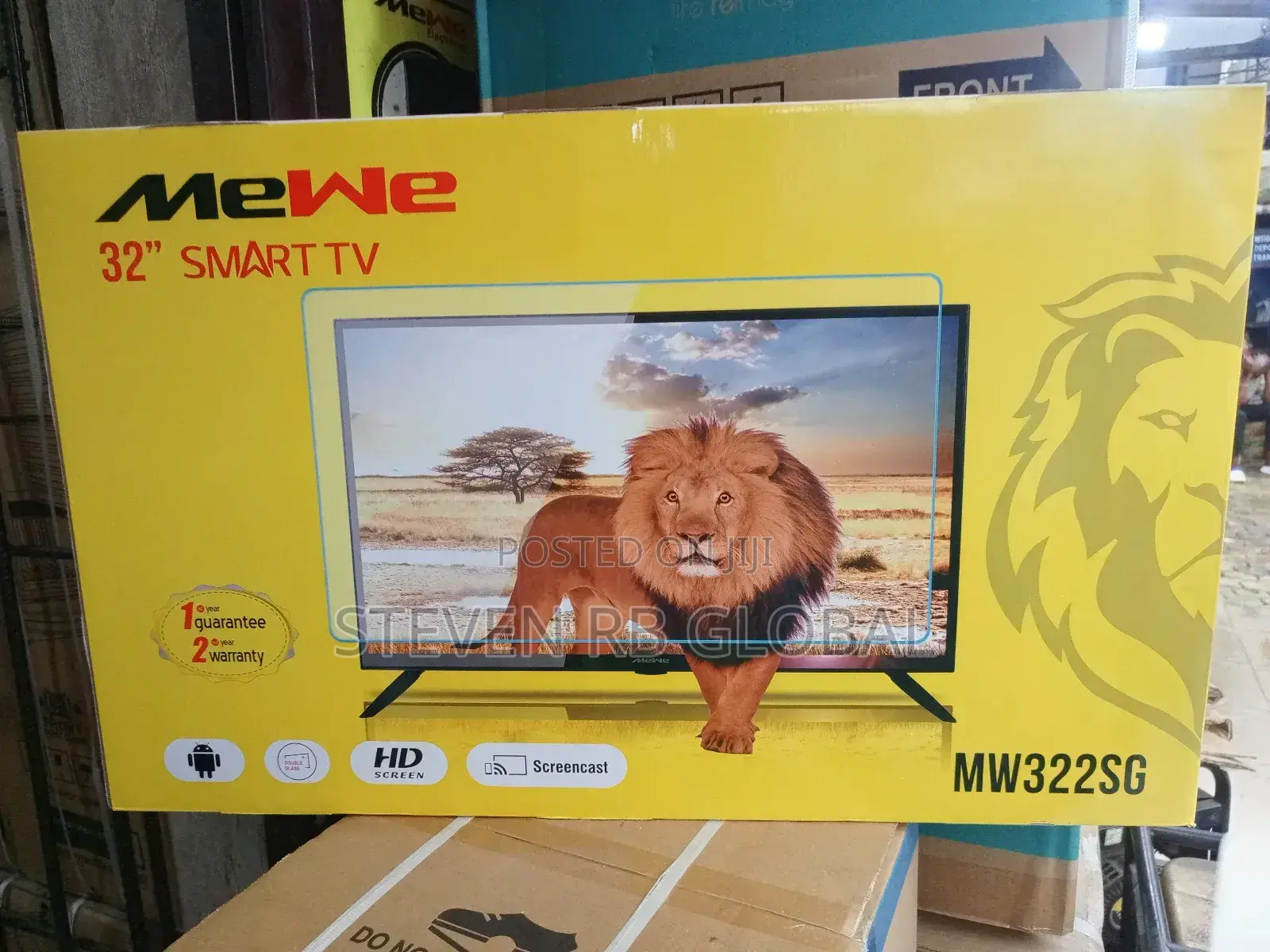 Mewe 32" Smart Led Television | Mw323s (Frameless Design)
