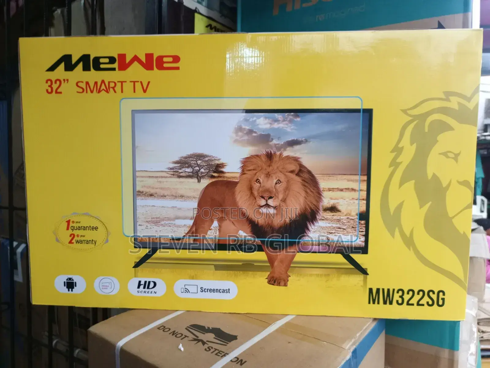 Mewe 32" Smart Led Television | Mw323s (Frameless Design)