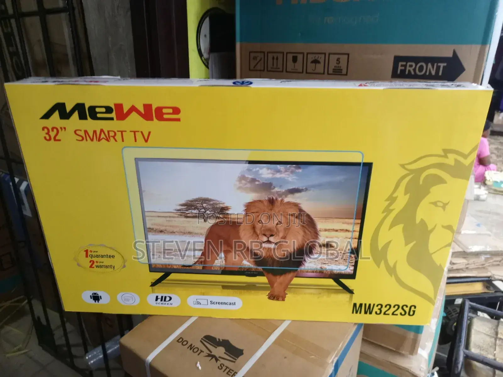 Mewe 32" Smart Led Television | Mw323s (Frameless Design)