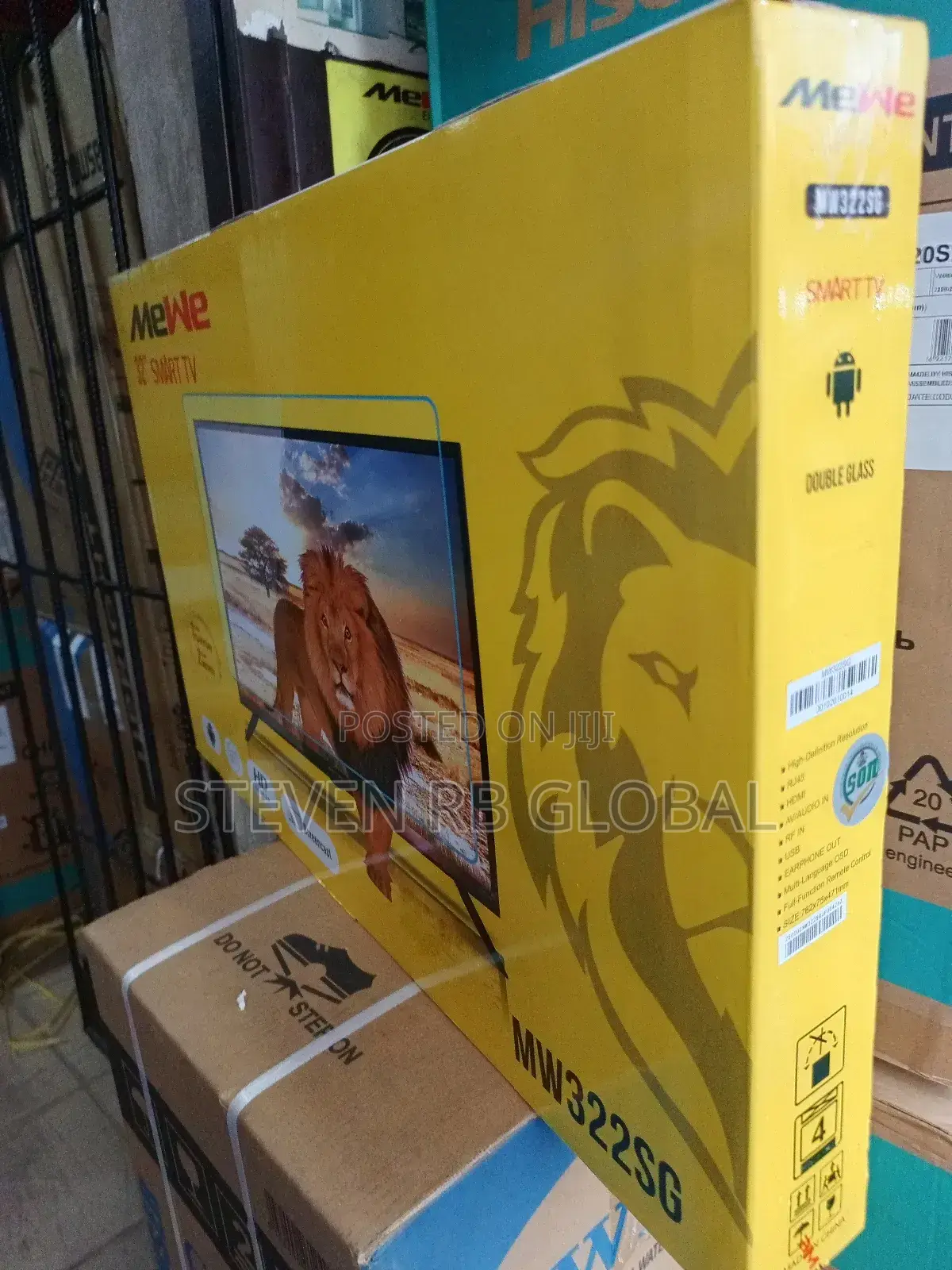 Mewe 32" Smart Led Television | Mw323s (Frameless Design)