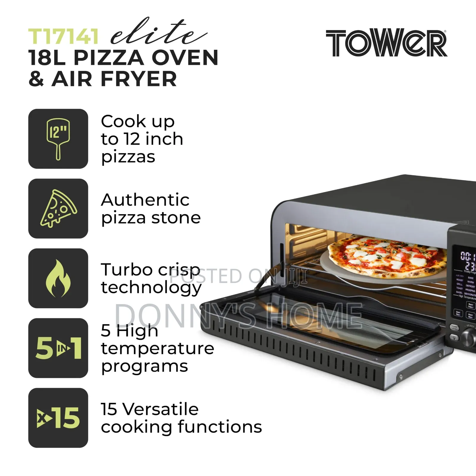 Tower Elite Pizza Oven and Airfryer