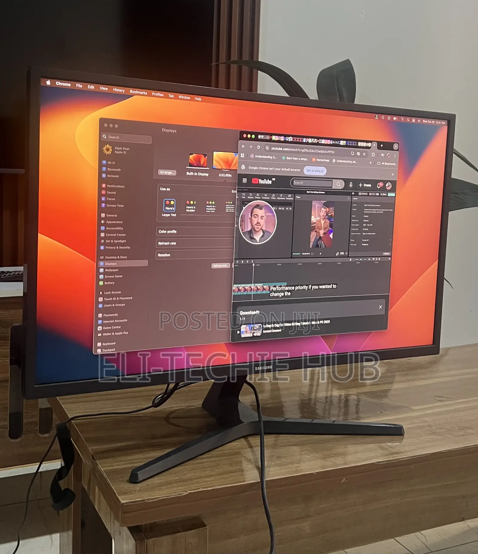 Samsung 32” Uhd 3840 X 2160 Monitor