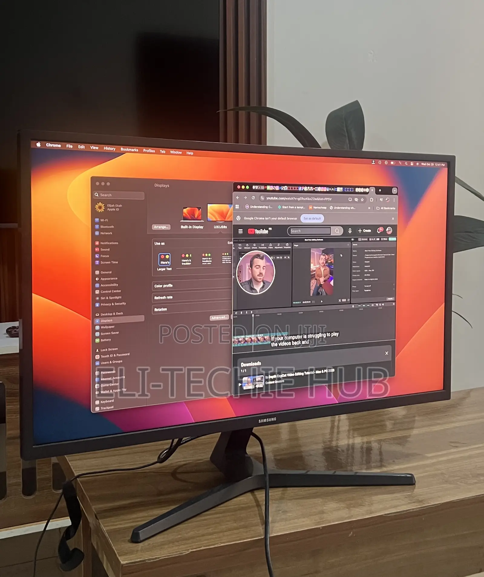 Samsung 32” Uhd 3840 X 2160 Monitor