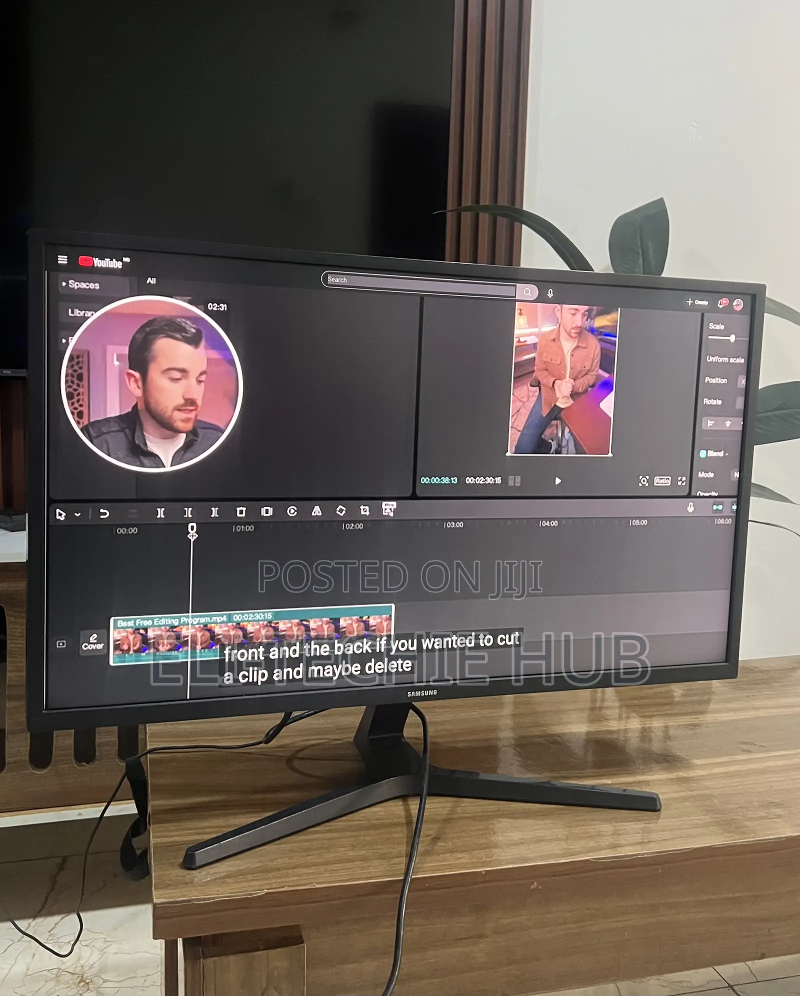 Samsung 32” Uhd 3840 X 2160 Monitor