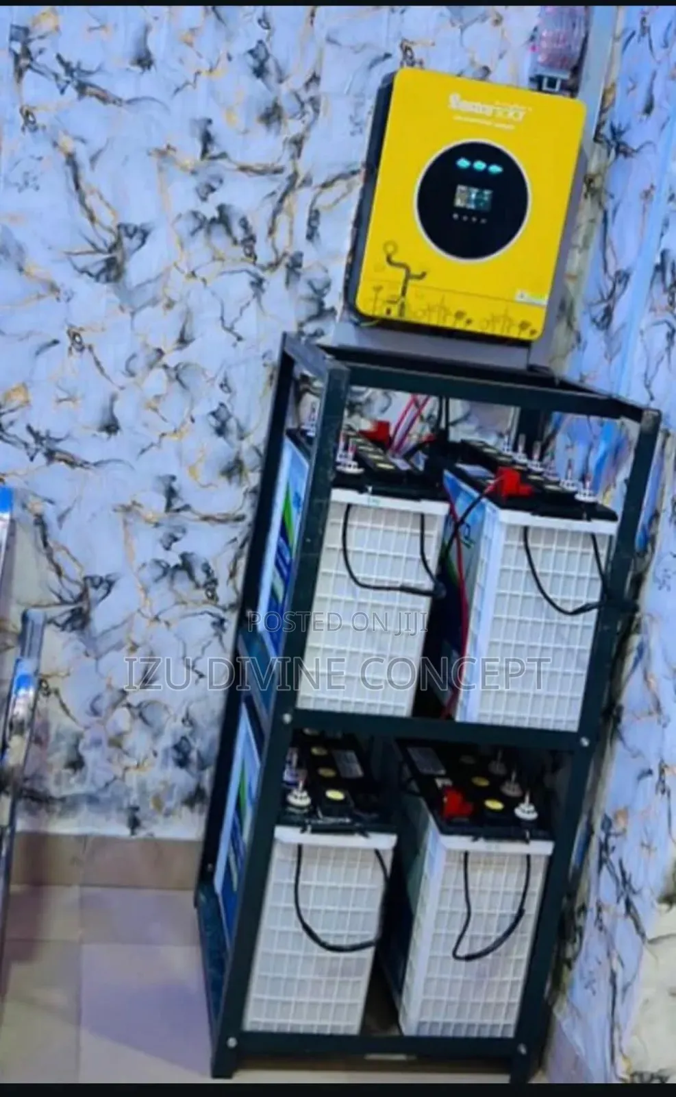 6.2kva Inverter Setup and 4pcs of Tubular Batteries Backup