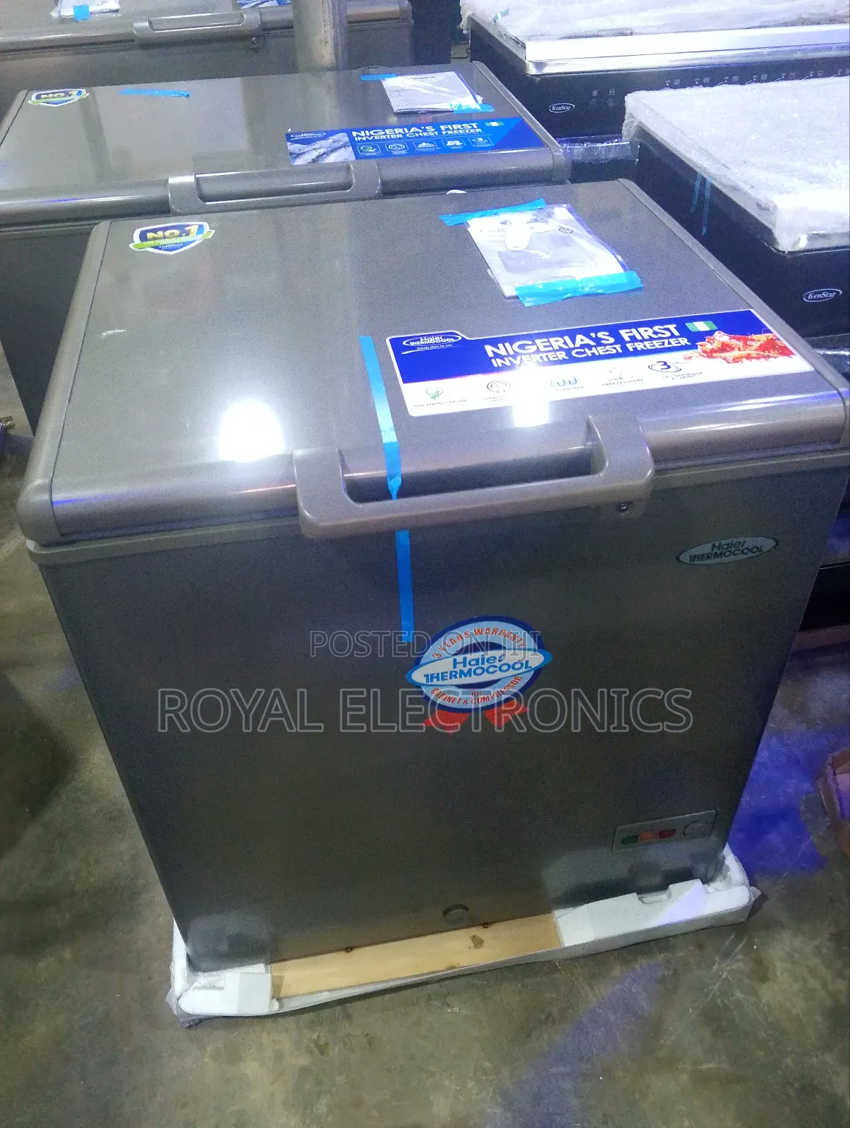 Brand New Haier Thermocool Inverter Chest Freezer 219l With Key