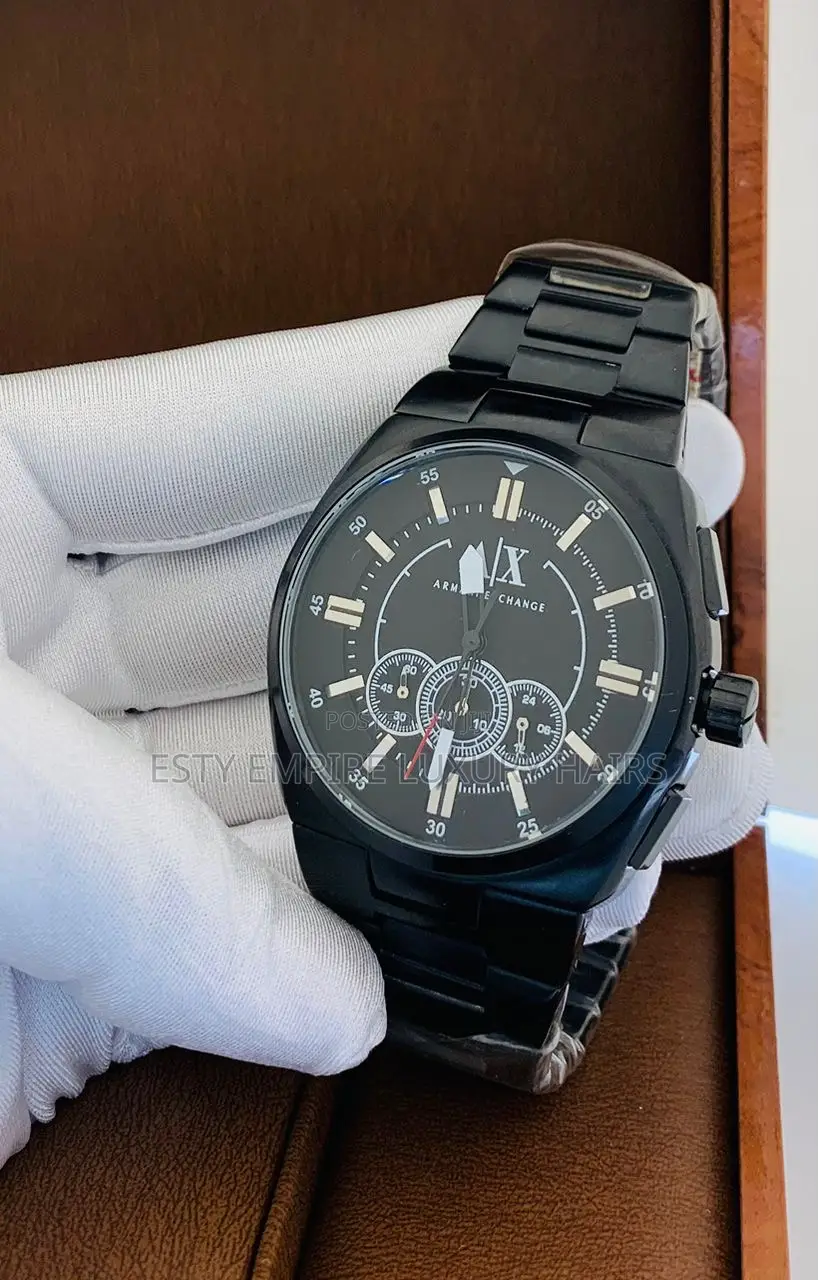 Armani Exchange Chronograph Chain Wrist Watch