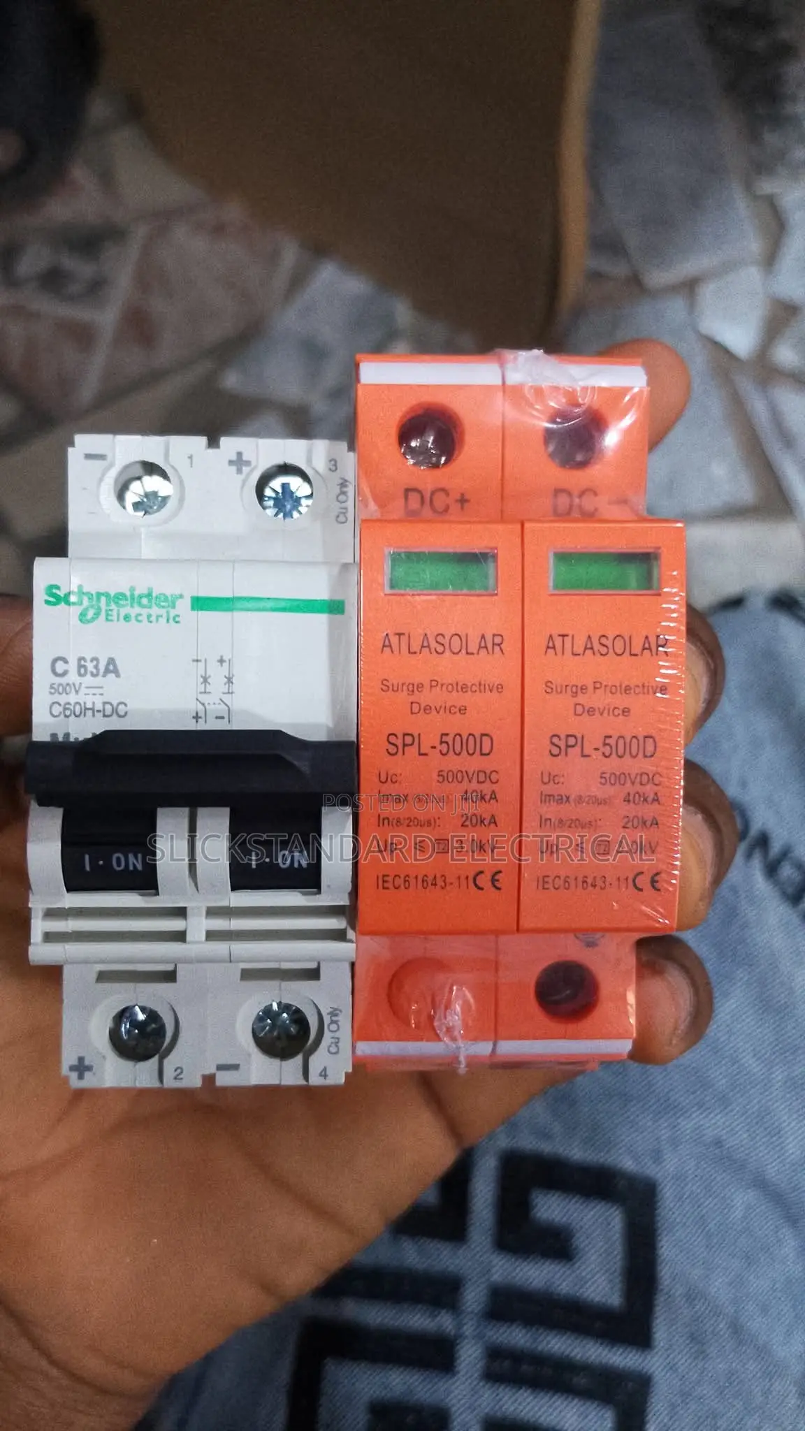 100amps 2 Pole Circuit Breaker Schneider
