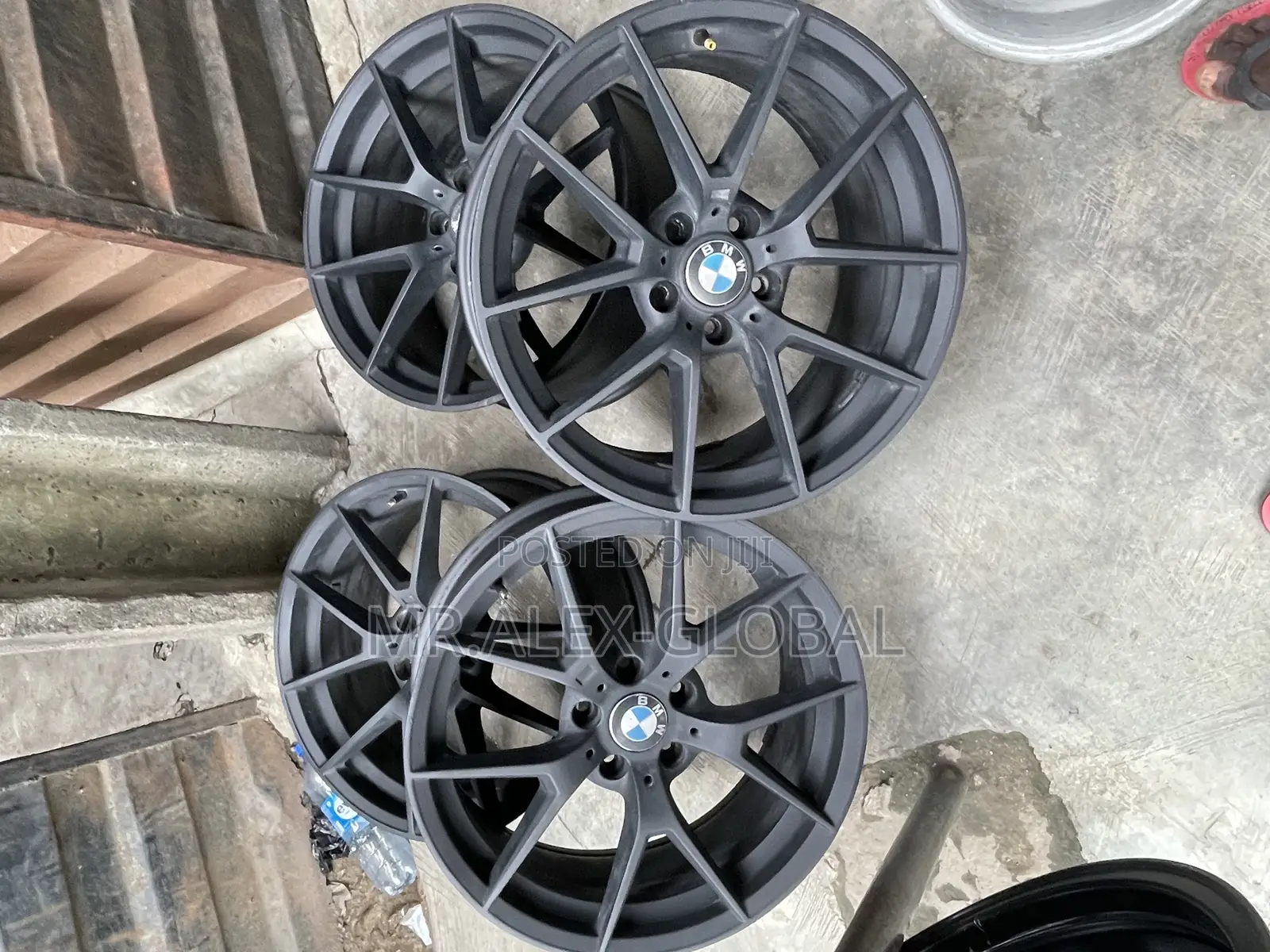 Original 19 Inches BMW Rim Front and Back Math Black