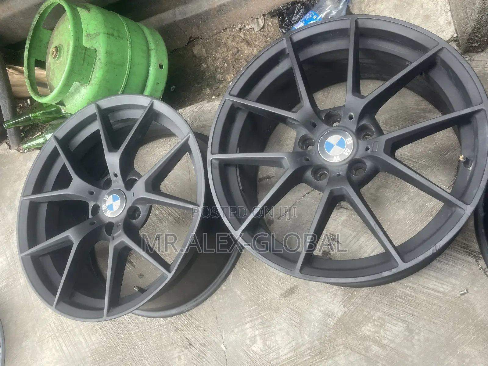 Original 19 Inches BMW Rim Front and Back Math Black