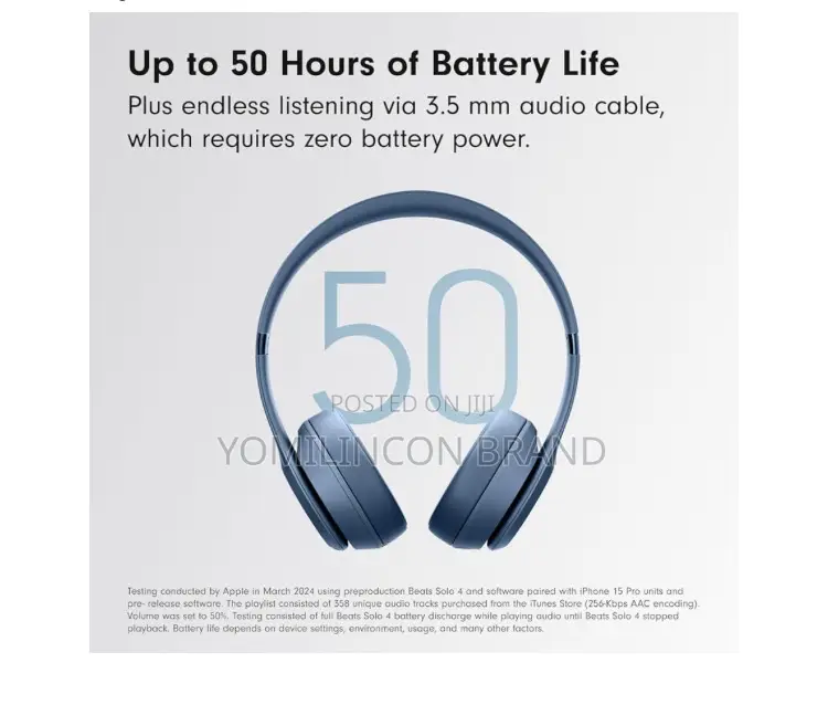 Beats Solo 4 - Wireless Bluetooth on-Ear Headphones.