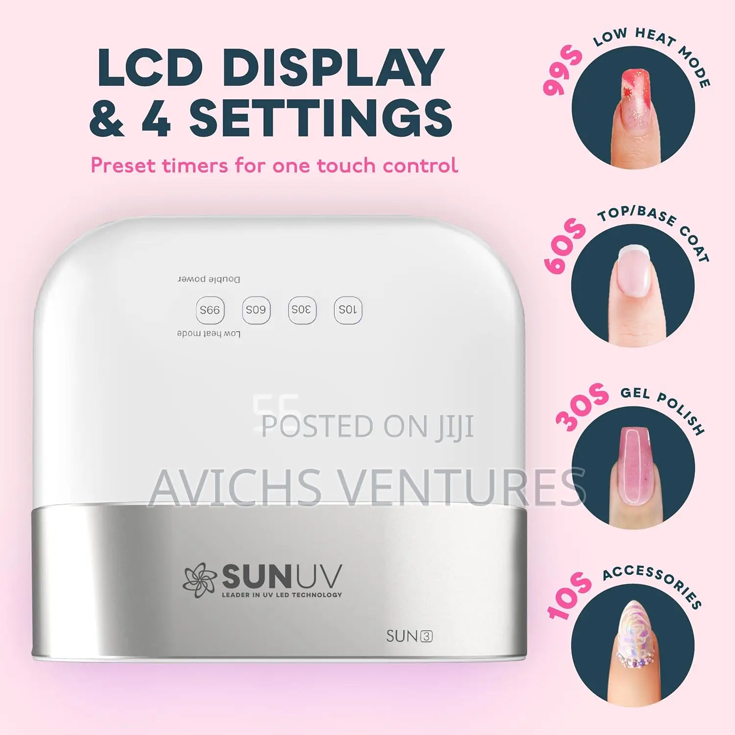 Professional Uv Light for Gel Nails and Led Nail Lamp