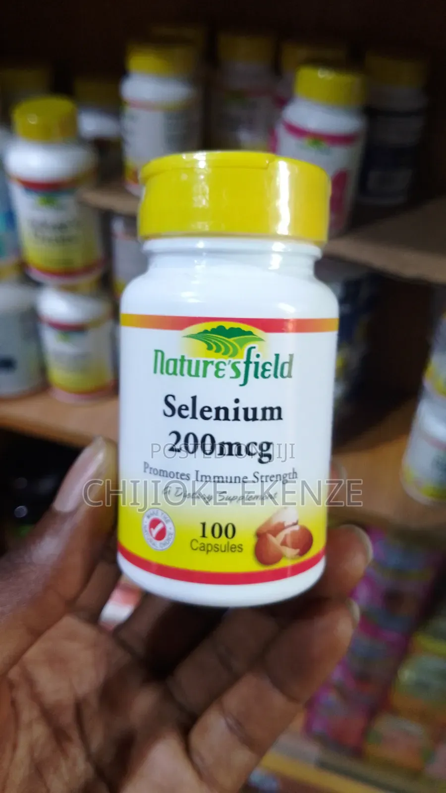 Nature's Field Selenium 200mcg by 100 Capsules