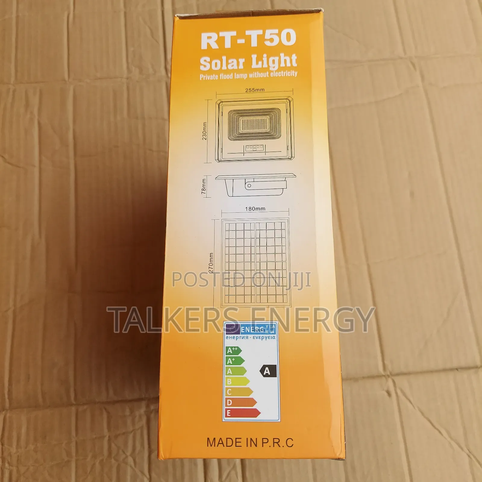 50w Waterproof Solar Light Rt-T50 for Compounds