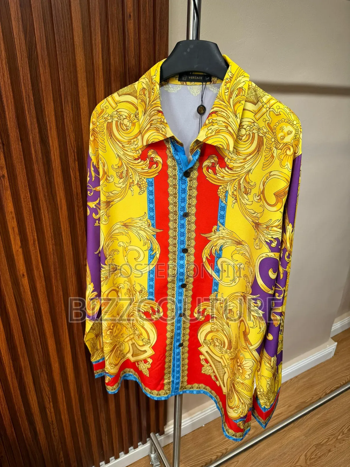 Original Versace Silks Shirts Available in Store