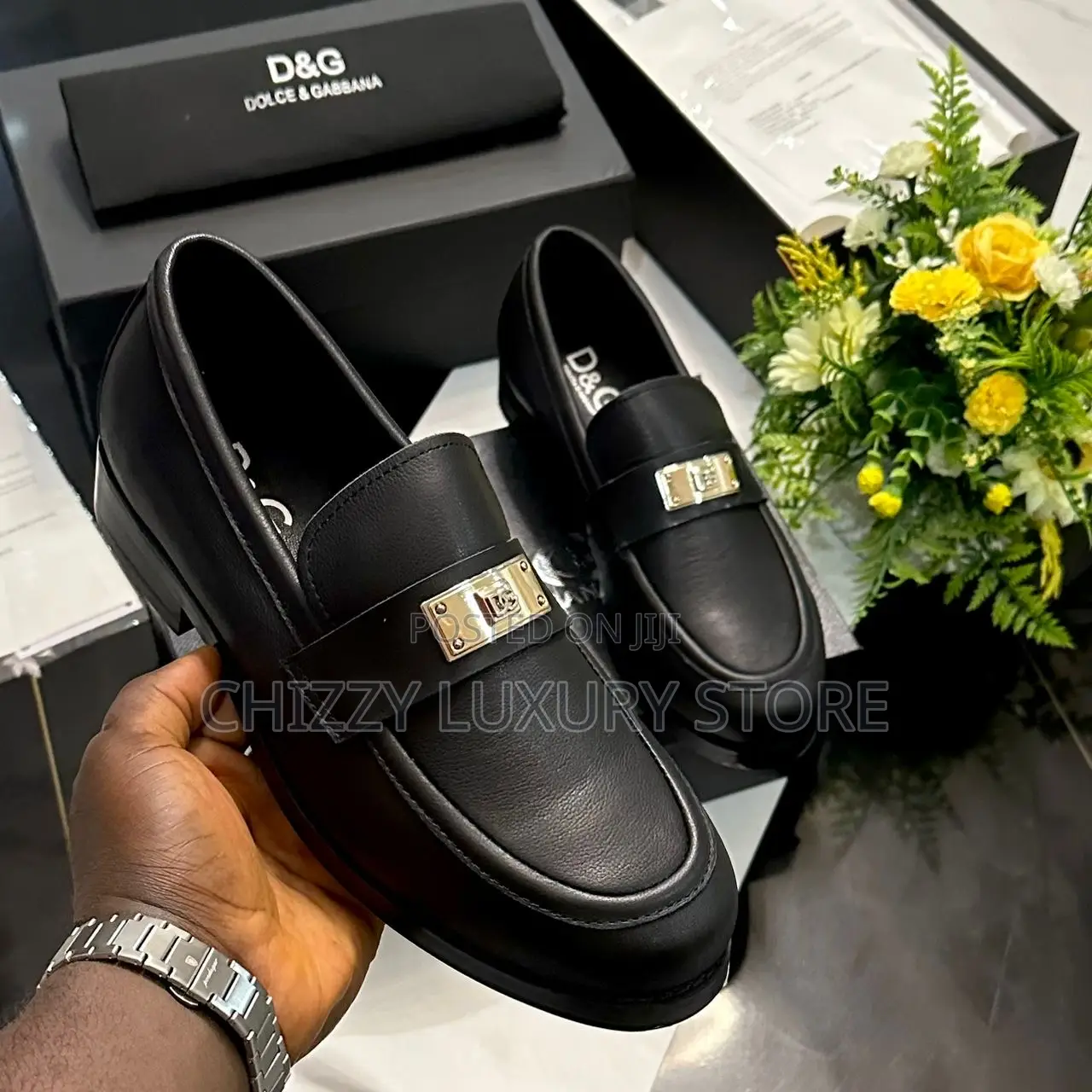 Dolce Gabbana Quality Luxury Men Genuine Leather Shoe