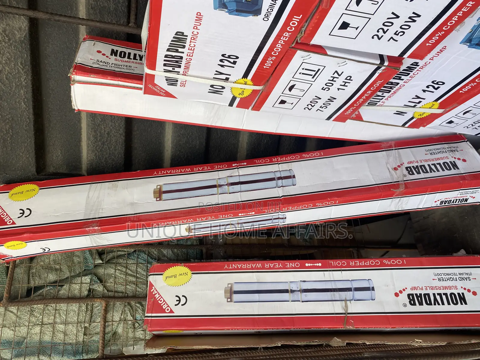 1hp Nollydab Submersible Water Pump 100 Copper