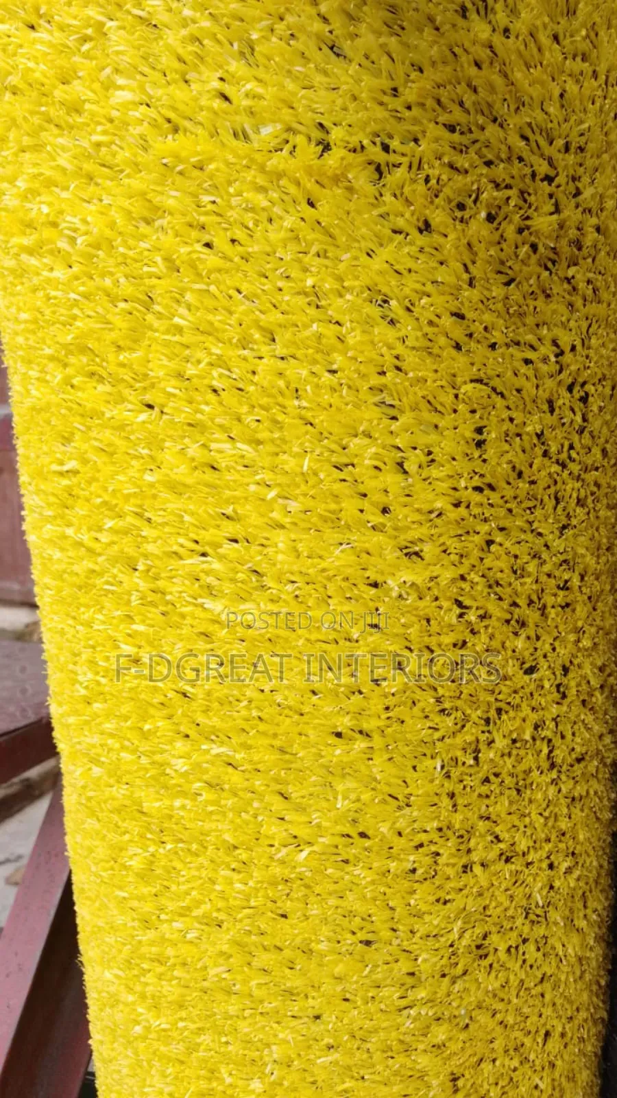 15mm Yellow Color Artificial Grass