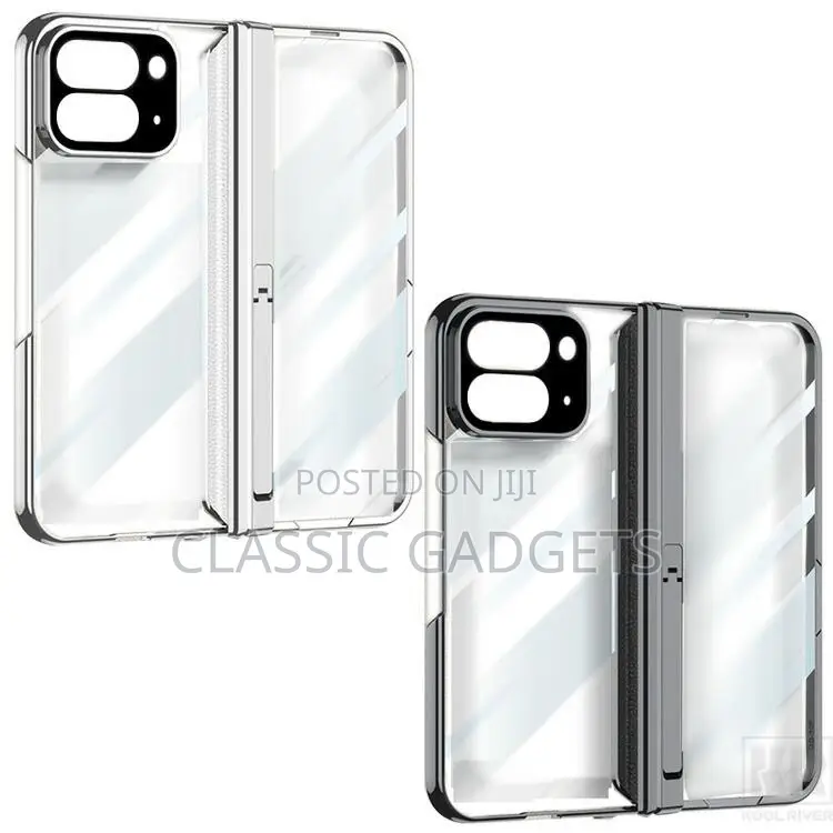 Crystal Clear Shockproof Case With Stand For Google Pixel 10 Pro Fold