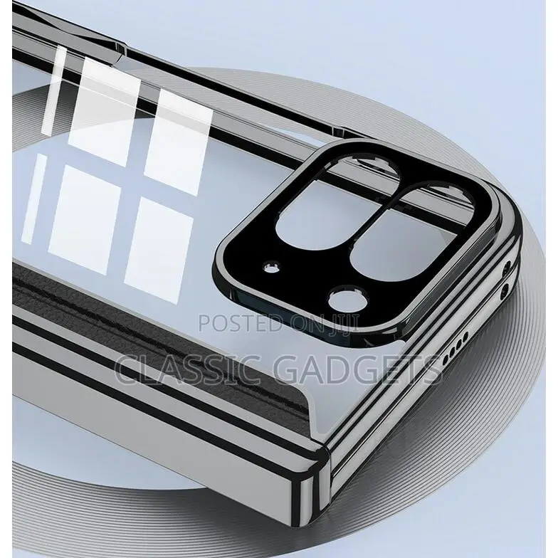 Crystal Clear Shockproof Case With Stand For Google Pixel 10 Pro Fold