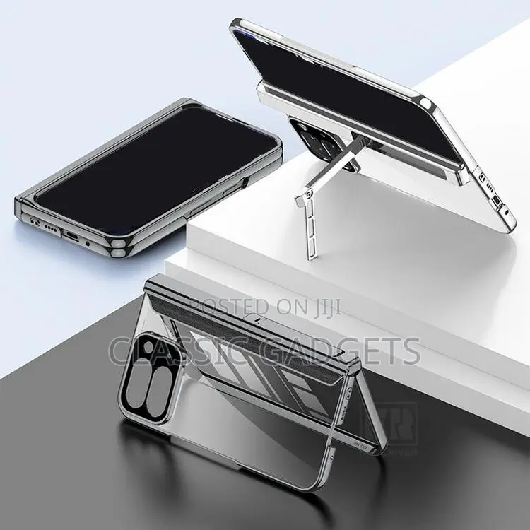 Crystal Clear Shockproof Case With Stand For Google Pixel 10 Pro Fold