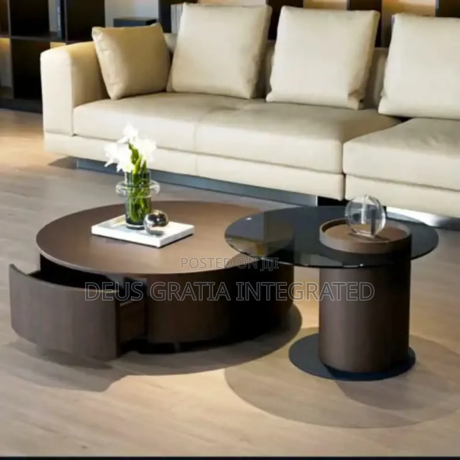 Imported Centre Table And 1 Side Table