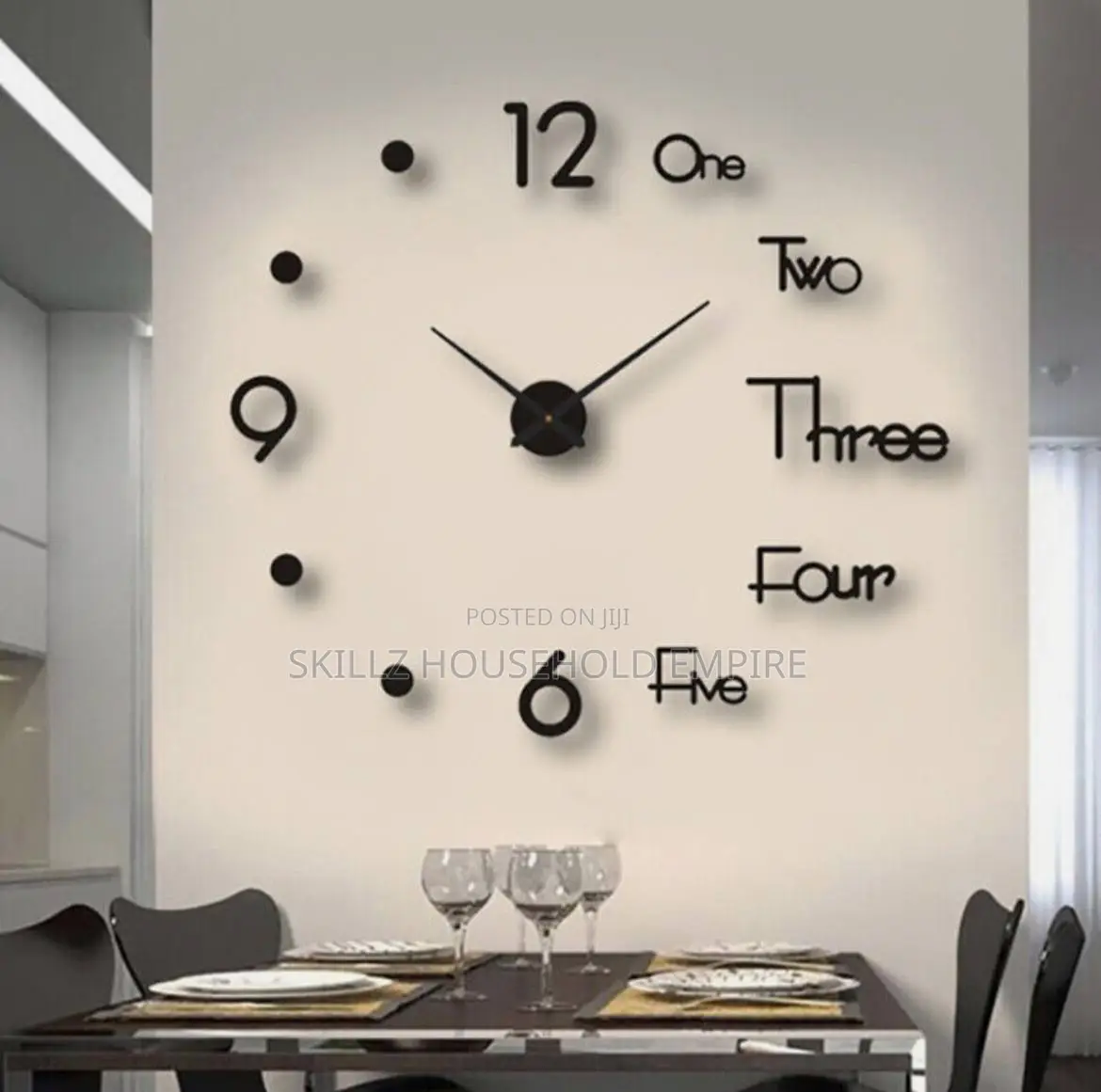 Diy 3d Clock 120cm