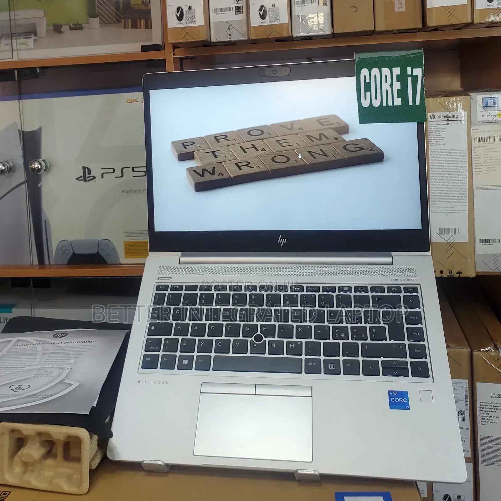 New Laptop HP ProBook 430 8GB Intel Core I7 SSD 512GB